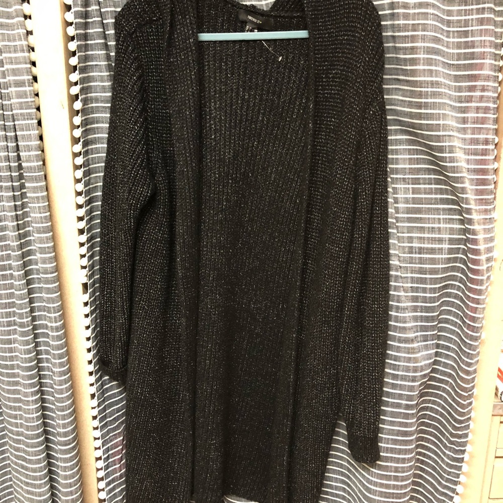 Long Hoodied Cardigan